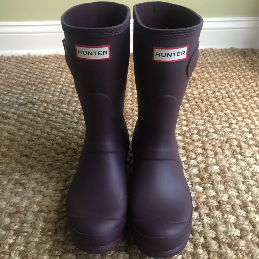 Hunter Original Short Rain Boot. US 7. EUR 38